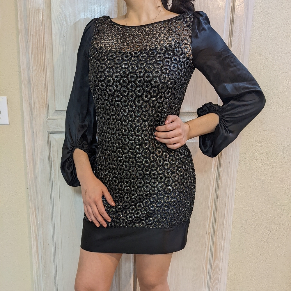 Laundry black metallic dreas